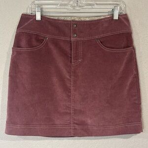 Athleta Ridge stretch corduroy mini skirt 8